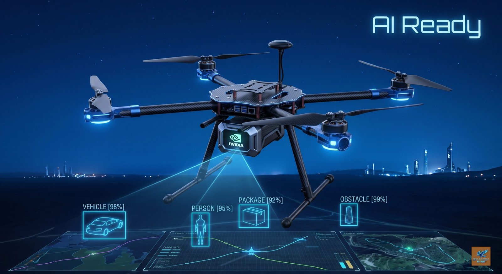SHAHIIN D-22 drone upgraded with Edge AI computer vision — future AI capability.