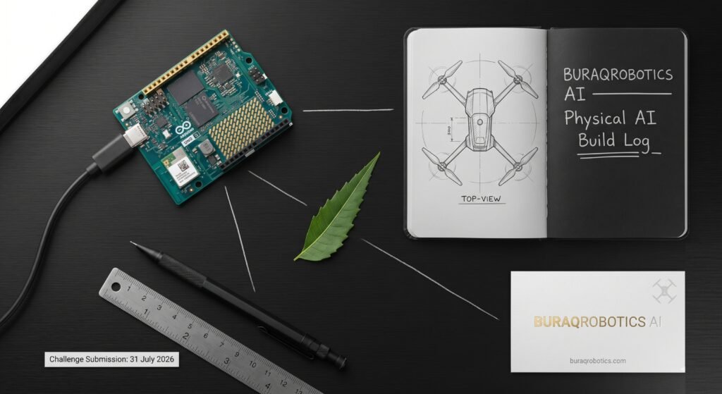 Research notes and sketches for Arduino Physical AI Challenge India 2026 project by BuraqRobotics AI